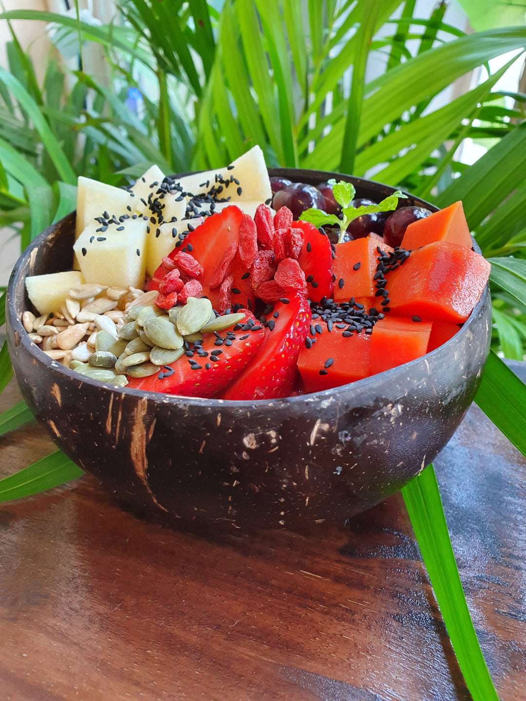 Handcrafted Coconut Bowls from Thailand – Set of 2
